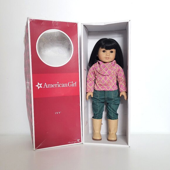 American Girl Retired Ivy Ling Historical Friend to Julie with Pierced Ears - Picture 1 of 11